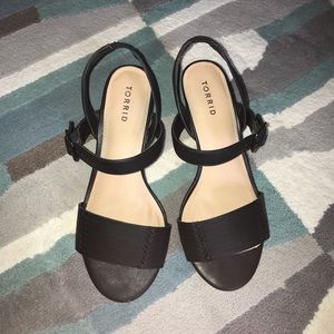 Black Torrid Sandals - Size 9W